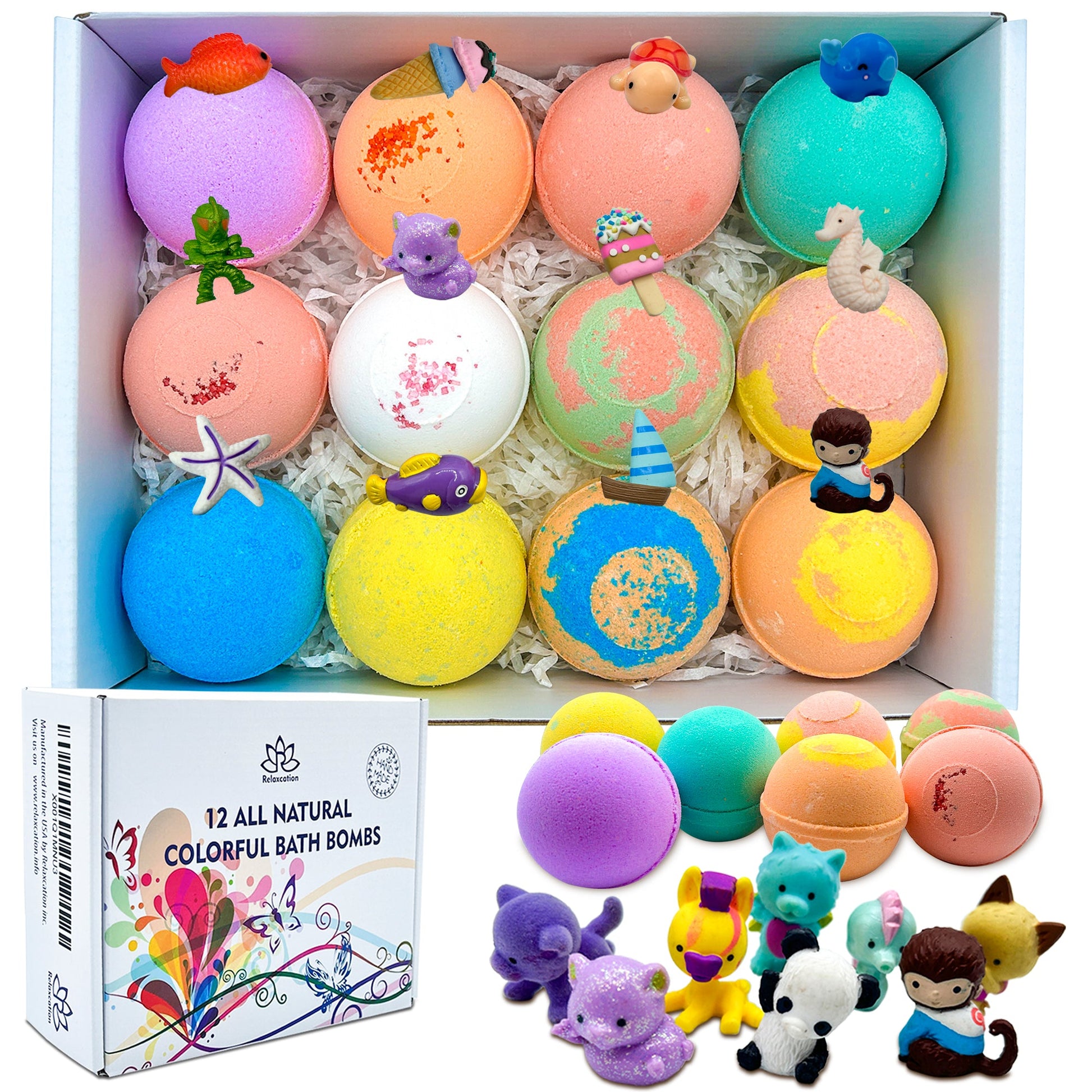 OceanPop Bath Bombs Surpresa coloridos